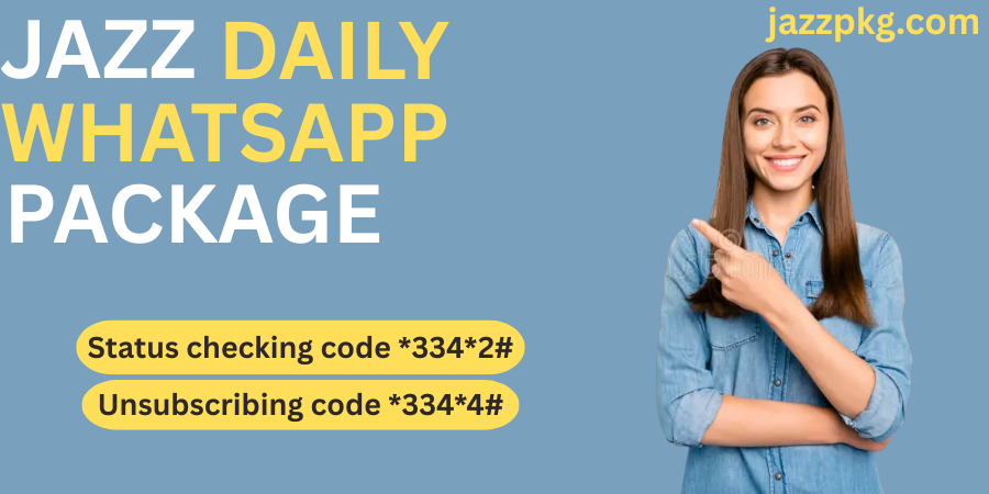 Jazz Daily WhatsApp Package 10 JAZZ 34 Jazz Packages